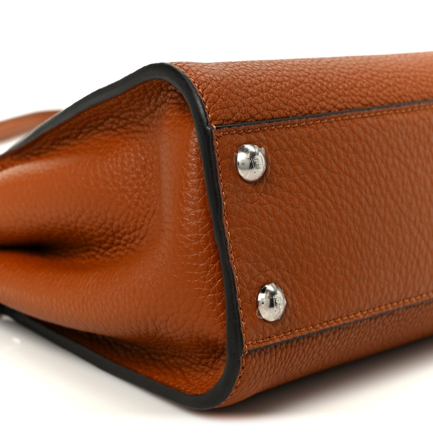 Cuoio Romano Snakeskin Selleria Mini Peekaboo Iconic Satchel Cappuccino