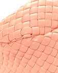 Lambskin Padded Intrecciato Mini Jodie Peachy