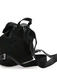 Nylon Vela Small Backpack Black