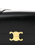 Shiny Calfskin Medium Triomphe Black