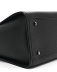 Caviar Small Studded Deauville Tote Black
