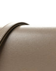 Liege Calfskin Medium Classic Box Flap Bag Souris