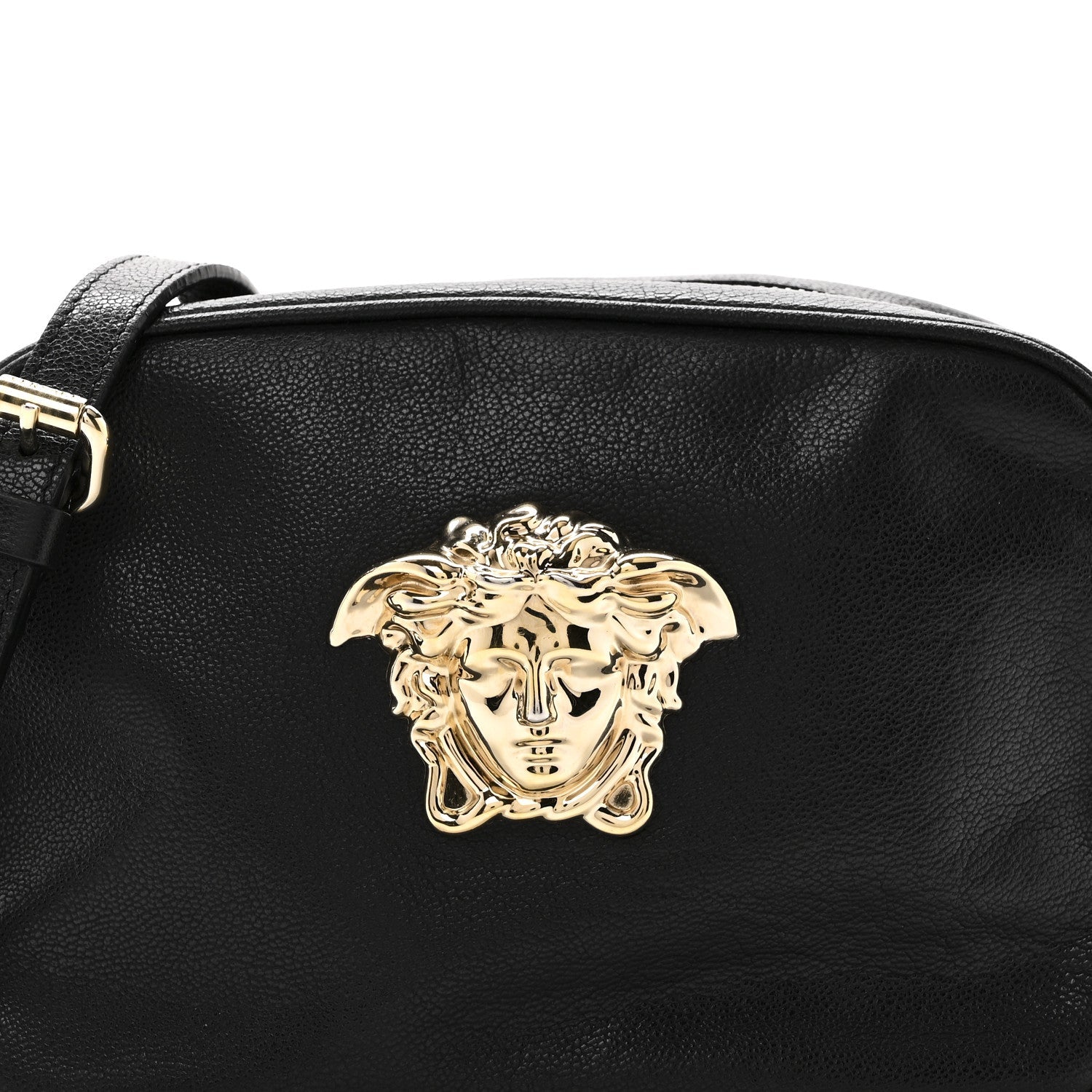 Calfskin Palazzo Camera Bag Black
