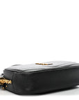 Grain De Poudre Matelasse Monogram Mini Lou Camera Bag Black