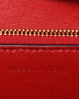 Box Calfskin Medium Classic Box Flap Bag Dark Brick
