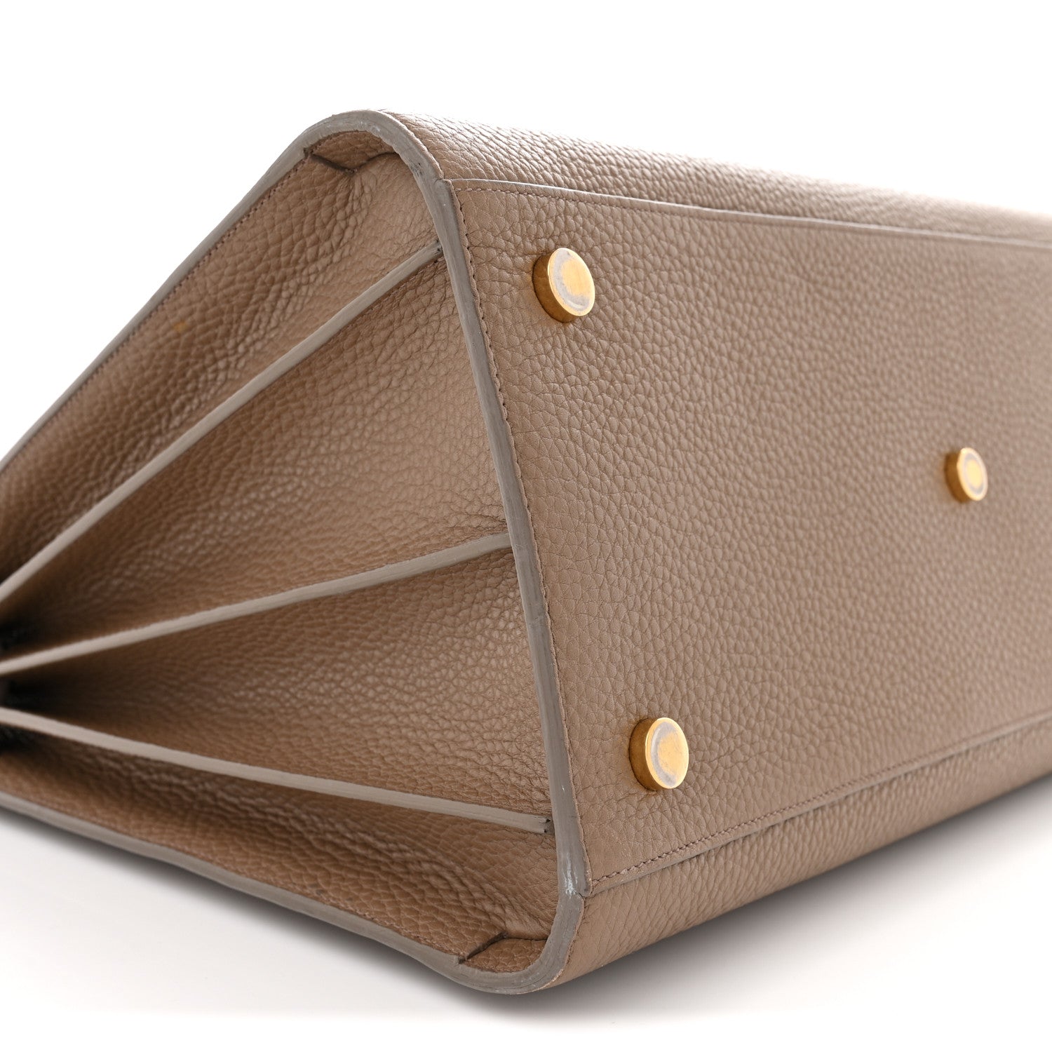 Grained Calfskin Large Sac de Jour Carryall Taupe