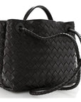 Nappa Intrecciato Small Andiamo Shoulder Bag Fondant