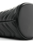 Calfskin Matelasse Mini GG Marmont 2.0 Bucket Bag Black