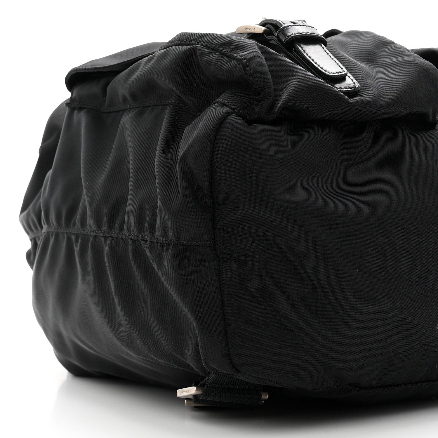 Tessuto Nylon Vela Medium Backpack Black