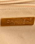 Lambskin Quilted Medium CHNL 19 Flap Beige