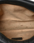 Calfskin Matelasse Small GG Marmont Chain Shoulder Bag Black
