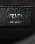 Vitello Century Snakeskin F is FNDI Flower Burst FF Small Kan I Shoulder Bag Black Beige