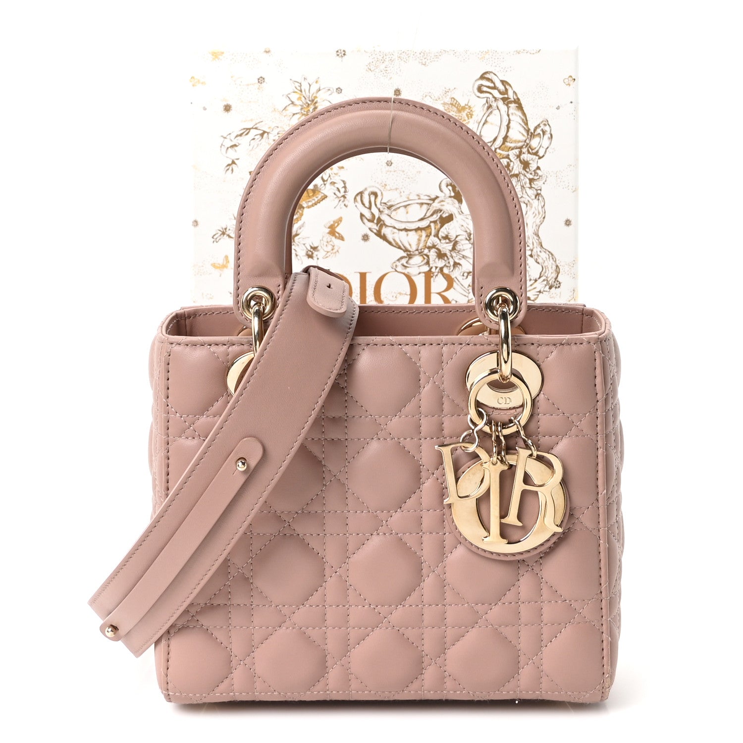 Lambskin Cannage Small My ABCD1OR Lady D1OR Fard