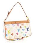 Monogram Multicolor Pochette Accessories White