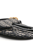 Oblique Saddle Belt Pouch Blue