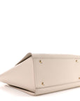 Caviar Small Studded Deauville Tote Ivory