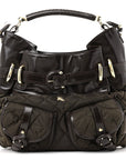 Nylon Quilted Bromley Hobo Brown