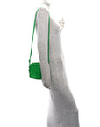 Nappa Intrecciato Mini Loop Camera Bag Parakeet