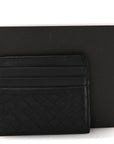Nappa Intrecciato Card Holder Black