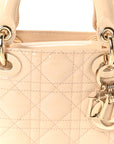 Patent Cannage Mini Lady D1OR Beige