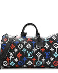 Monogram Eclipse LV Graffiti Keepall Bandouliere 50 Multicolor