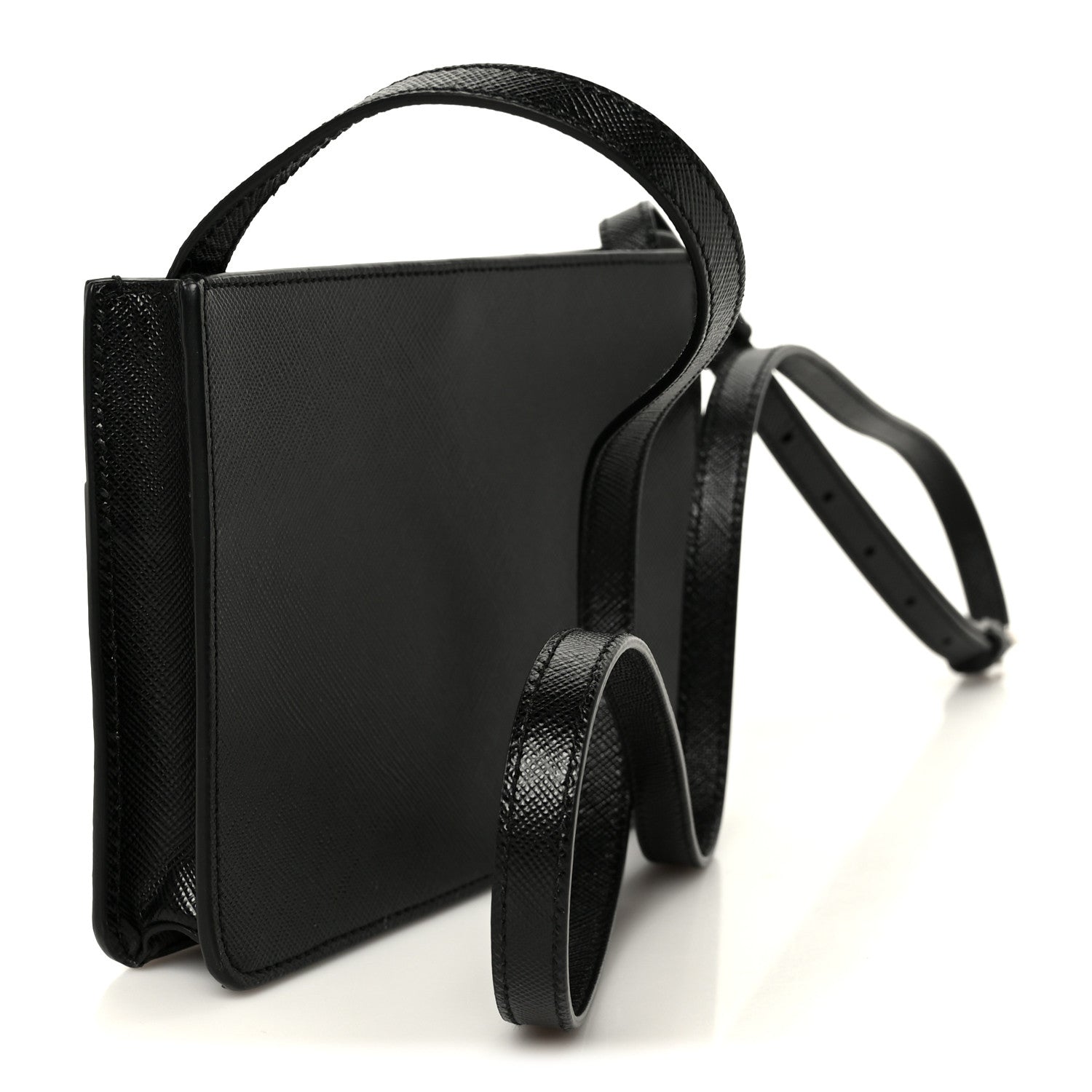 Saffiano Crossbody Bag Black