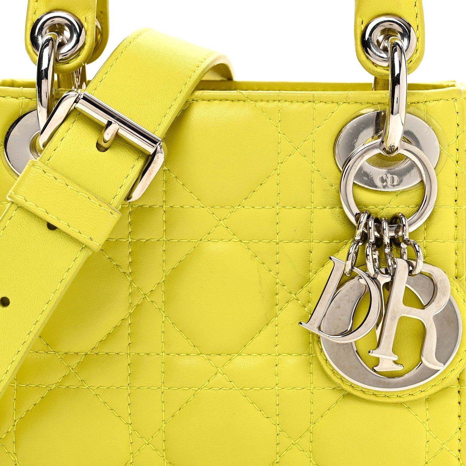 Lambskin Cannage Nano Lady D1OR Acid