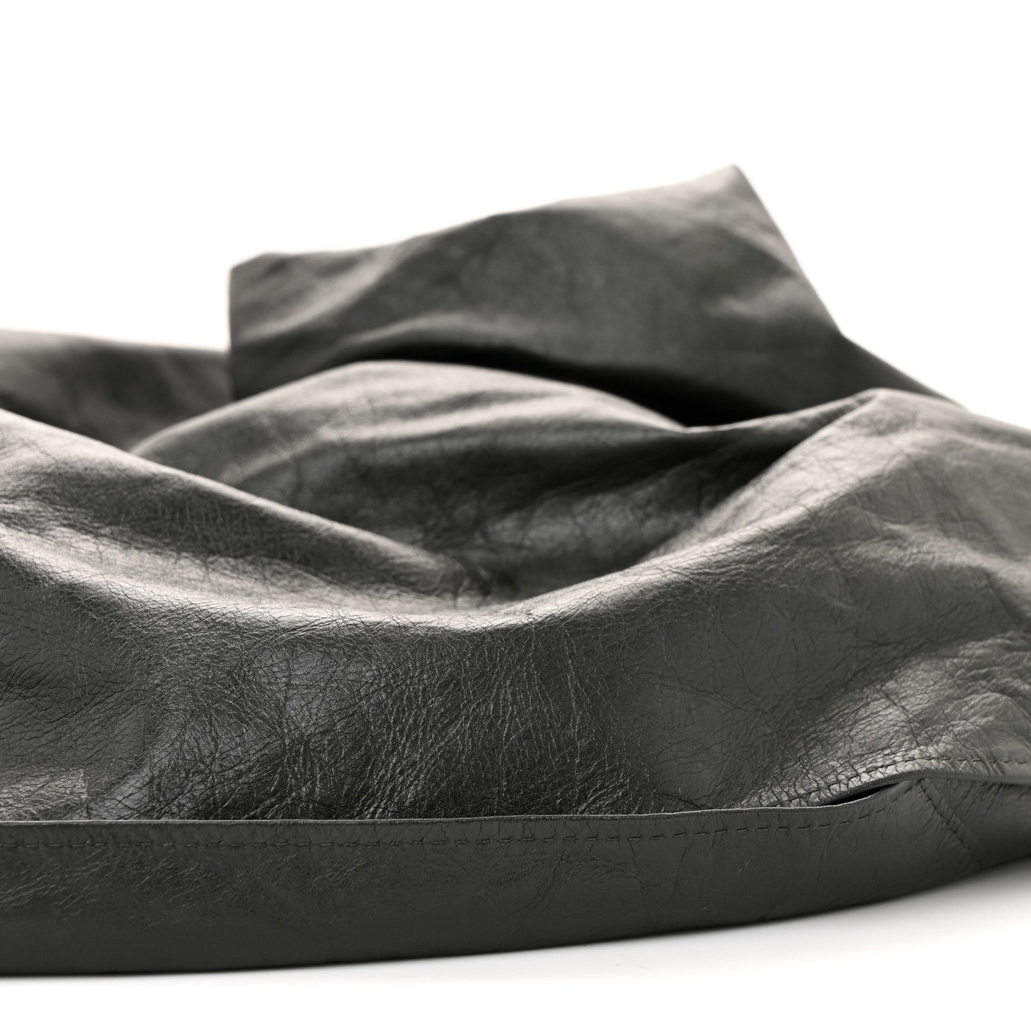 Calfskin Foulard Shoulder Bag Dark Green