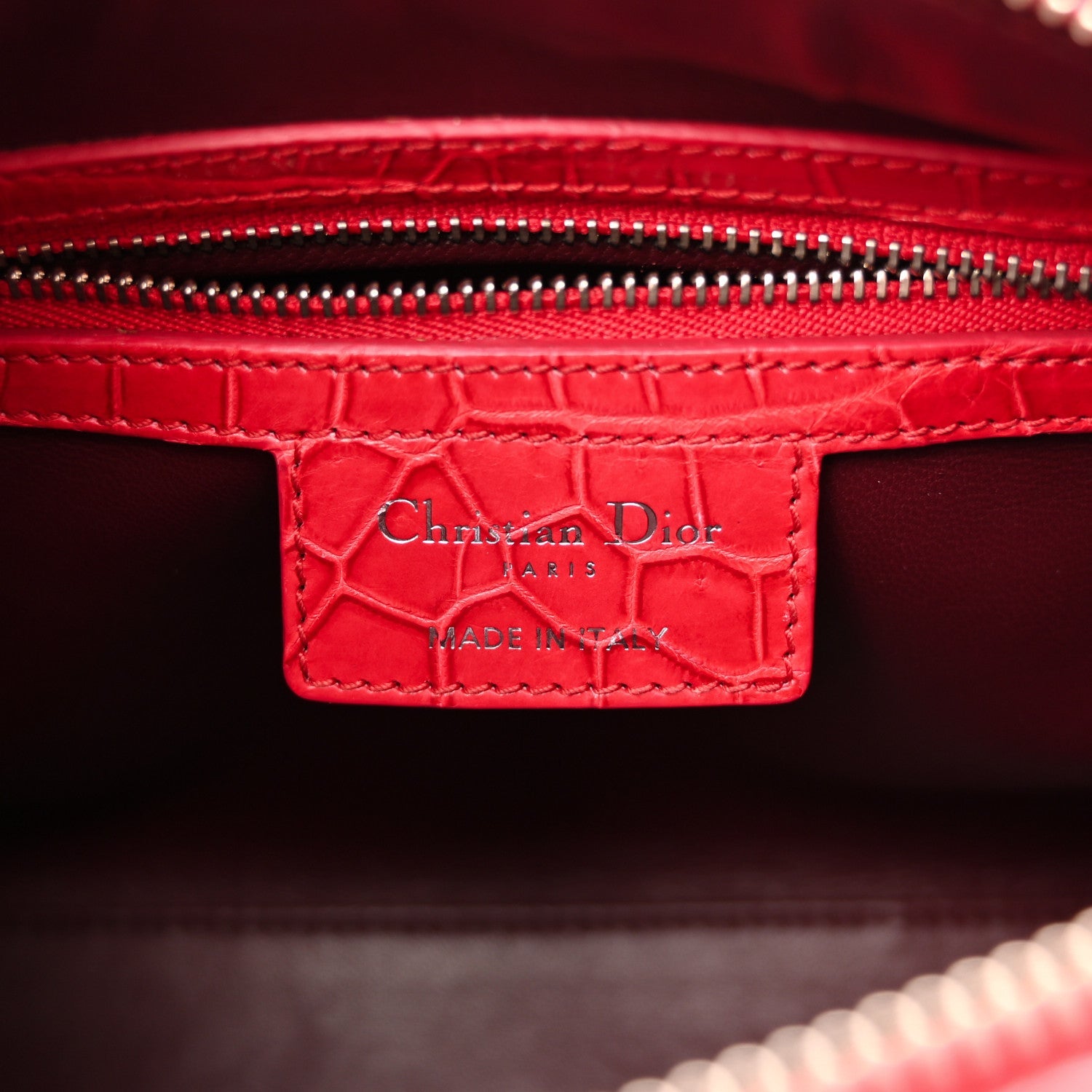 Alligator Medium Lady D1OR Red