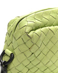 Nappa Intrecciato Small Camera Bag Acid Kiwi