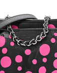 LV X YK Empreinte Multi Pochette Accessories Black Fuchsia