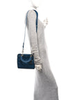 Lambskin Cannage Small My ABCD1OR Lady D1OR Deep Ocean