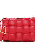 Nappa Maxi Intreccio Padded Cassette Crossbody Bag Firework
