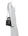 Lambskin Cannage Small My ABCD1OR Lady D1OR Black