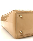 Patent Cannage Large Lady D1OR Dark Beige