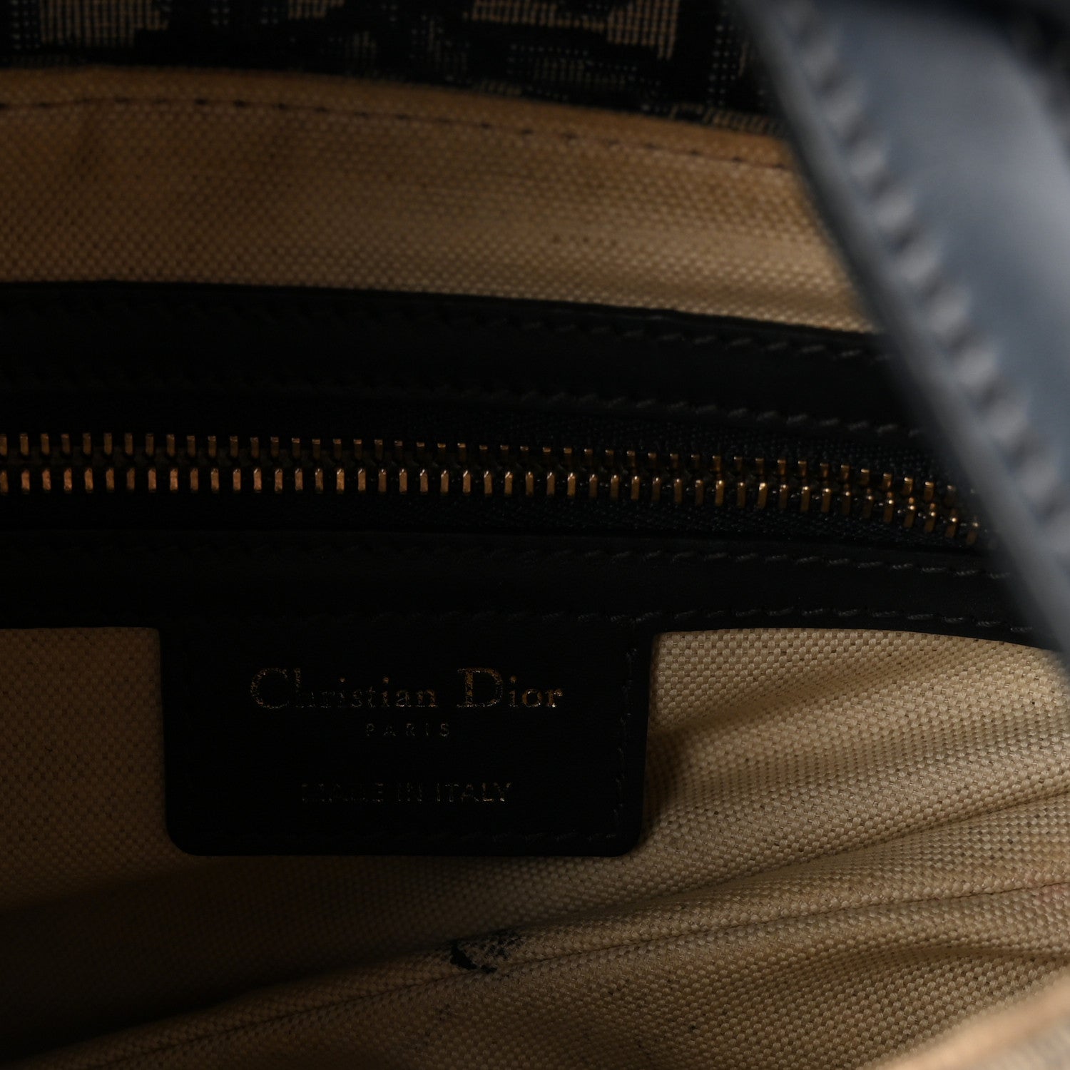 Oblique Saddle Bag Blue