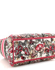 Canvas Embroidered Butterfly Print Medium Lady D-Lite  Multicolor
