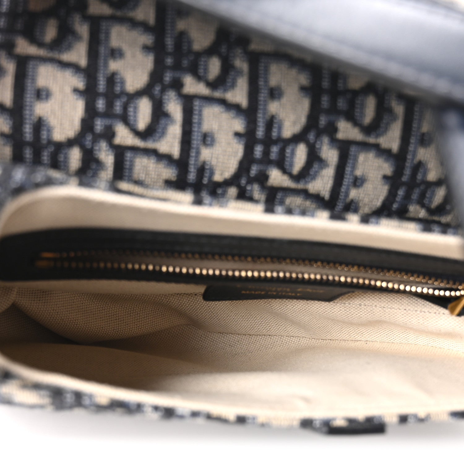 Oblique Saddle Bag Blue
