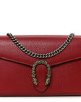Calfskin Mini Dionysus Chain Wallet Hibiscus Red