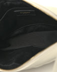 Calfskin Matelasse Monogram Lou Camera Bag Crema Soft
