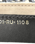 Oblique Saddle Bag Blue