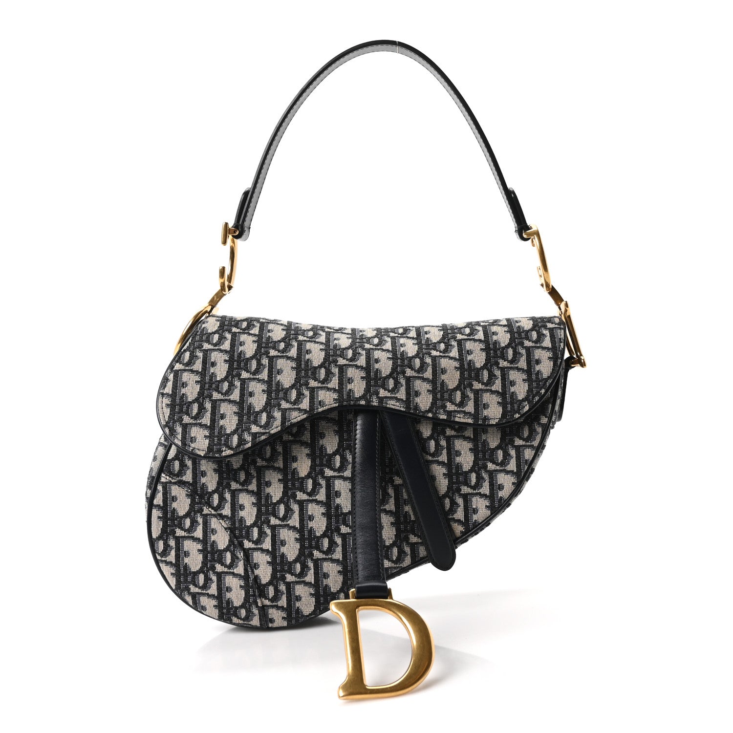 Oblique Saddle Bag Blue