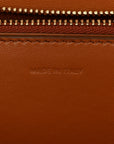 Natural Calfskin Medium Classic Box Flap Bag Tan