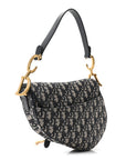 Oblique Saddle Bag Blue