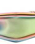 Caviar Quilted Medium Cuba Rainbow Boy Flap Multicolor
