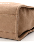 Mixed Fibers Small Deauville Tote Dark Beige