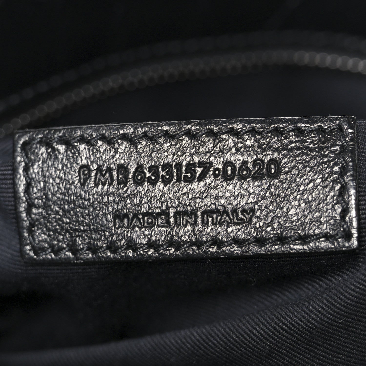 Crinkled Calfskin Matelasse Monogram Large Niki Chain Satchel Black