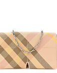 Jacquard Check Soft Snip Mini Chain Bag Teacup