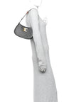 Triomphe Canvas Calfskin Medium Tilly Triomphe Shoulder Bag Tan