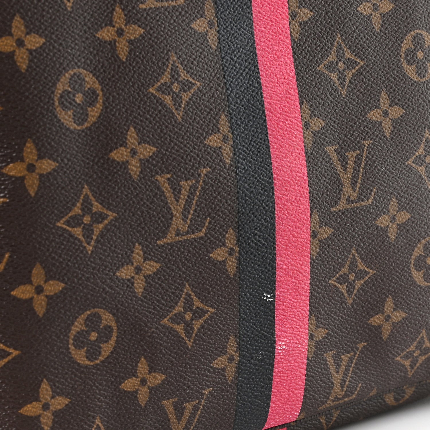 Monogram My LV Heritage Neverfull MM Fuchsia Black